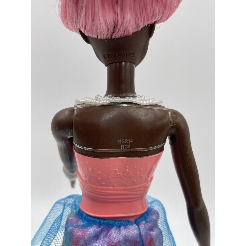 Barbie Dreamtopia African American Royal Princess Doll Pink Hair - Picture 9 of 15